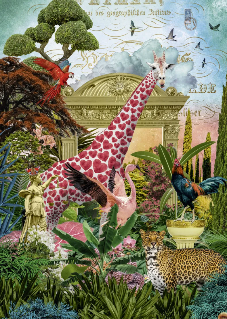 Fauna Fantasies - Giraffolove Puzzel (1000 stukjes)