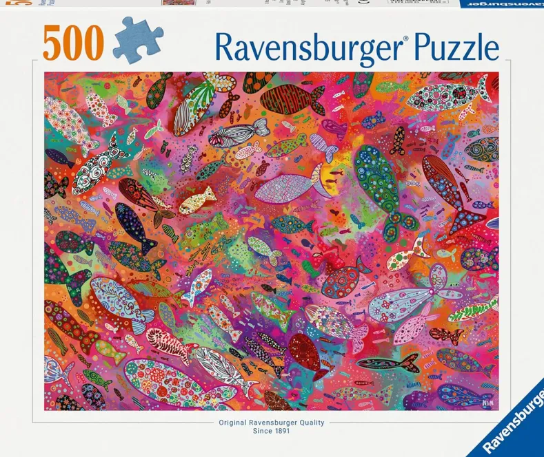 Fish in Fuchsia Puzzel (500 stukjes)