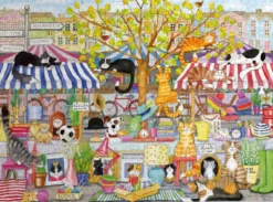 Flea Market Moggies Puzzel (1000 stukjes)