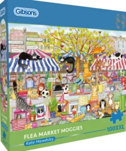 Flea Market Moggies Puzzel (100XXL stukjes)