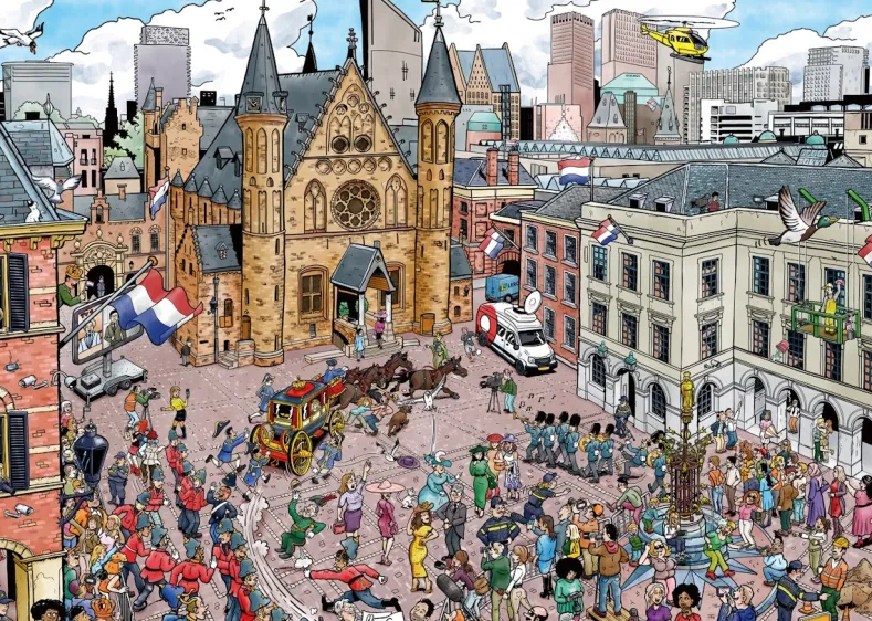 Fleroux - Den Haag Puzzel (1000 stukjes)