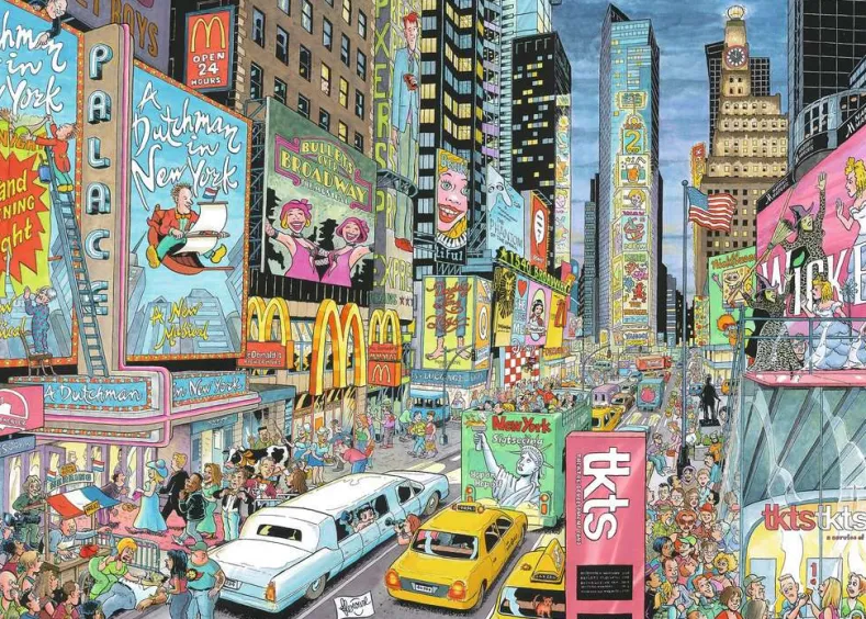 Fleroux - New York Puzzel (1000 stukjes)