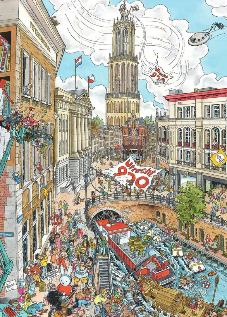 Fleroux - Utrecht Puzzel (1000 stukjes)
