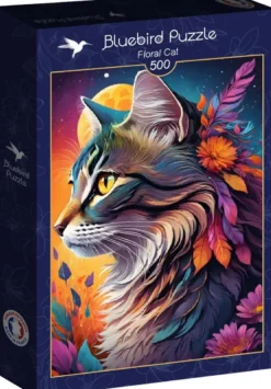 Floral Cat Puzzel (500 stukjes)