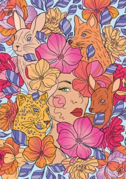 Floral Love Puzzel (1000 stukjes)