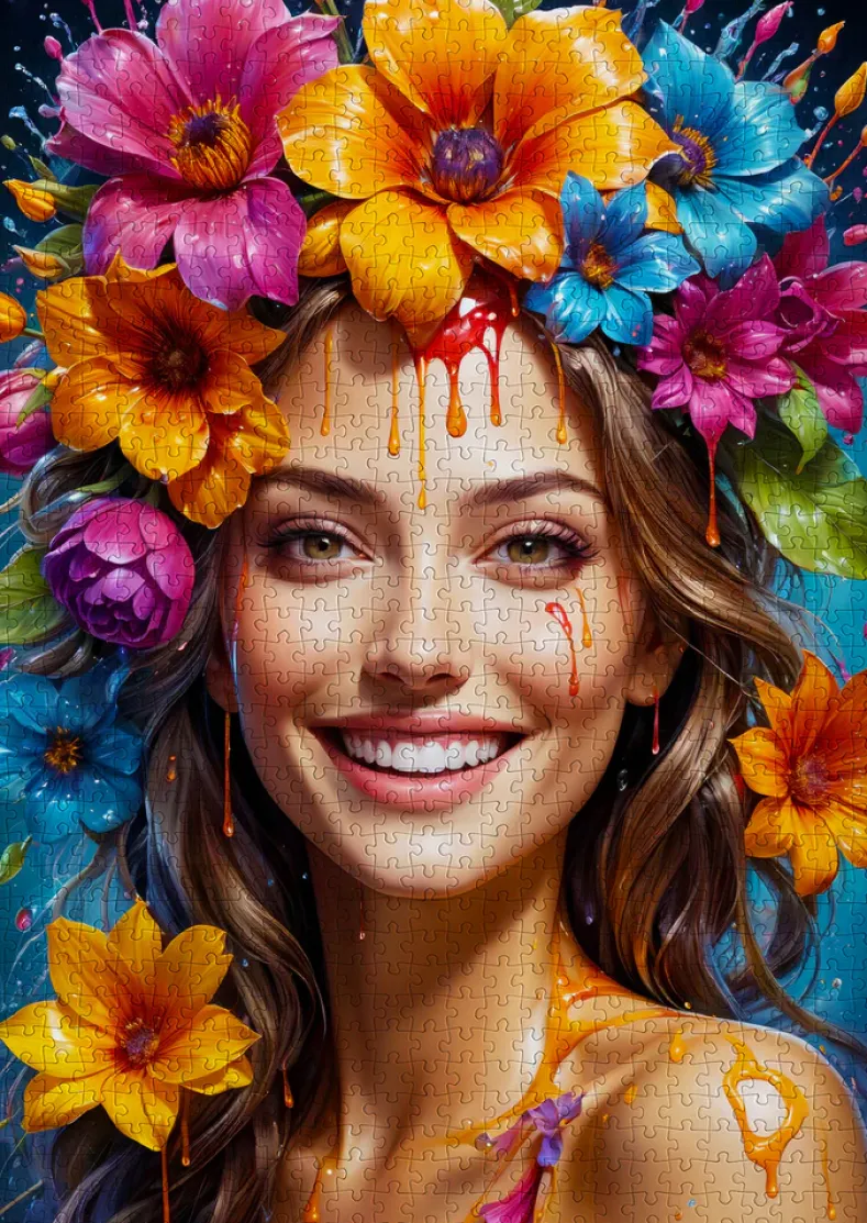 Flower Girl Puzzel (1000 stukjes)