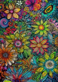 Flower Power Puzzel (1000 stukjes)