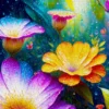 Flowers in the Rain (1000 stukjes)