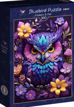 Flowers & Owl Puzzel (300 stukjes)