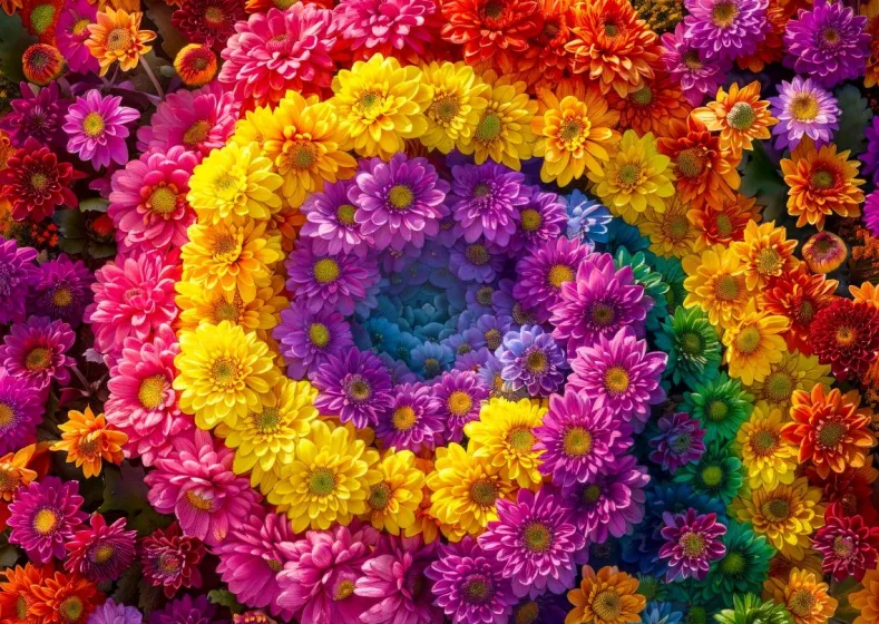 Flower Vortex Puzzel (1000 stukjes)