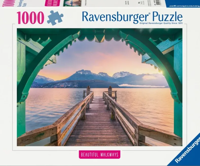 Footbridge at Lac d'Annecy Puzzel (1000 stukjes)