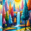 Forest Cascade Puzzel (1000 stukjes)