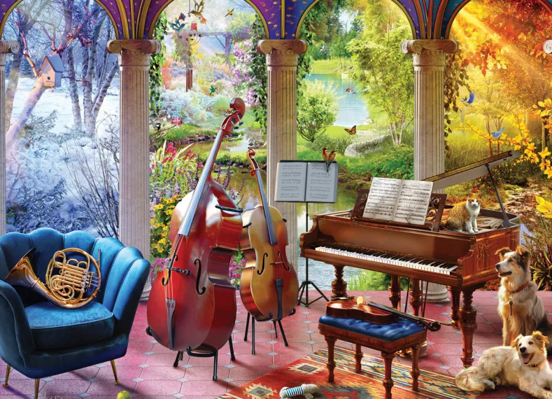 Four Seasons by Angelo Bonito Puzzel (1000 stukjes)