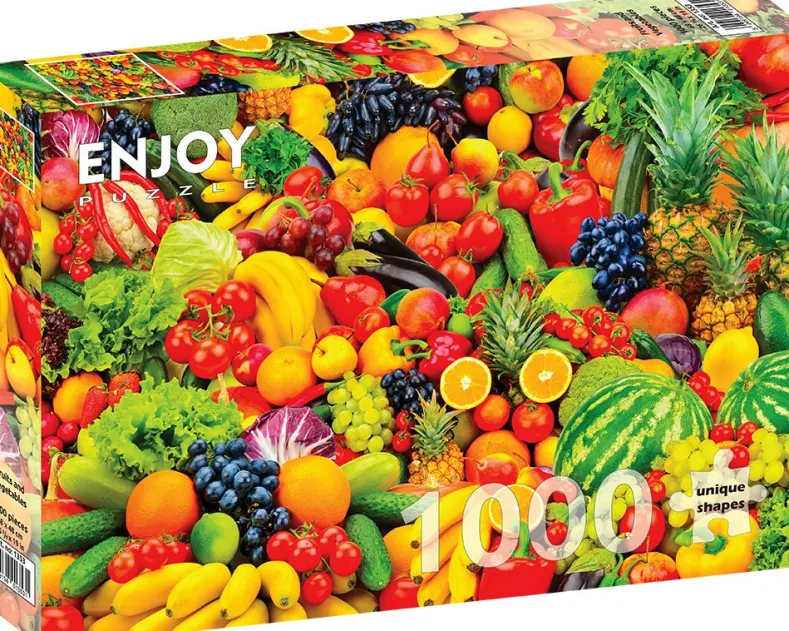 Fruits and Vegetables Puzzel (1000 stukjes)