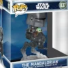 Funko Pop! Deluxe - Mandalorian & Grogu - The Mandalorian on AT-RT #837