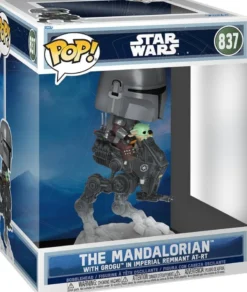 Funko Pop! Deluxe - Mandalorian & Grogu - The Mandalorian on AT-RT #837