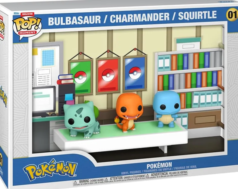 Funko Pop! Deluxe - Pokemon Kanto Starters 1996 #01