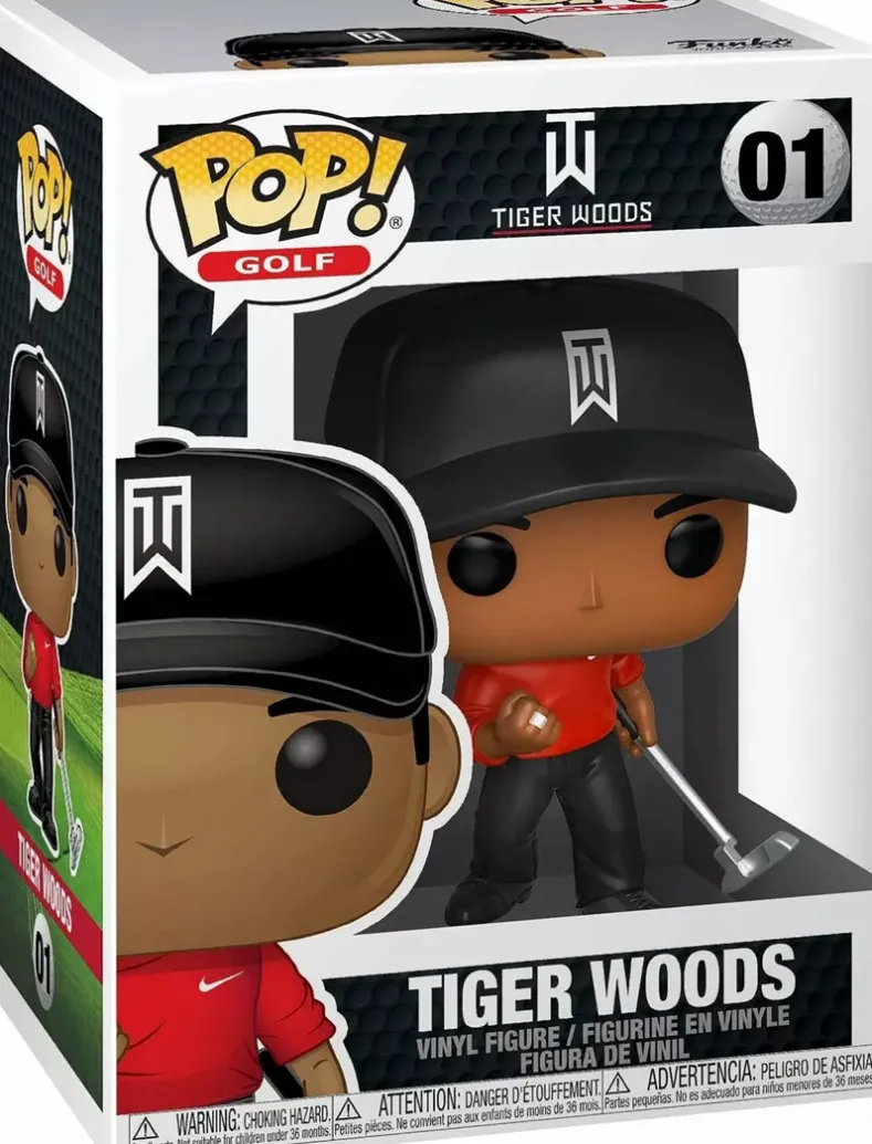 Funko Pop! - Golf Tiger Woods Red Shirt #01