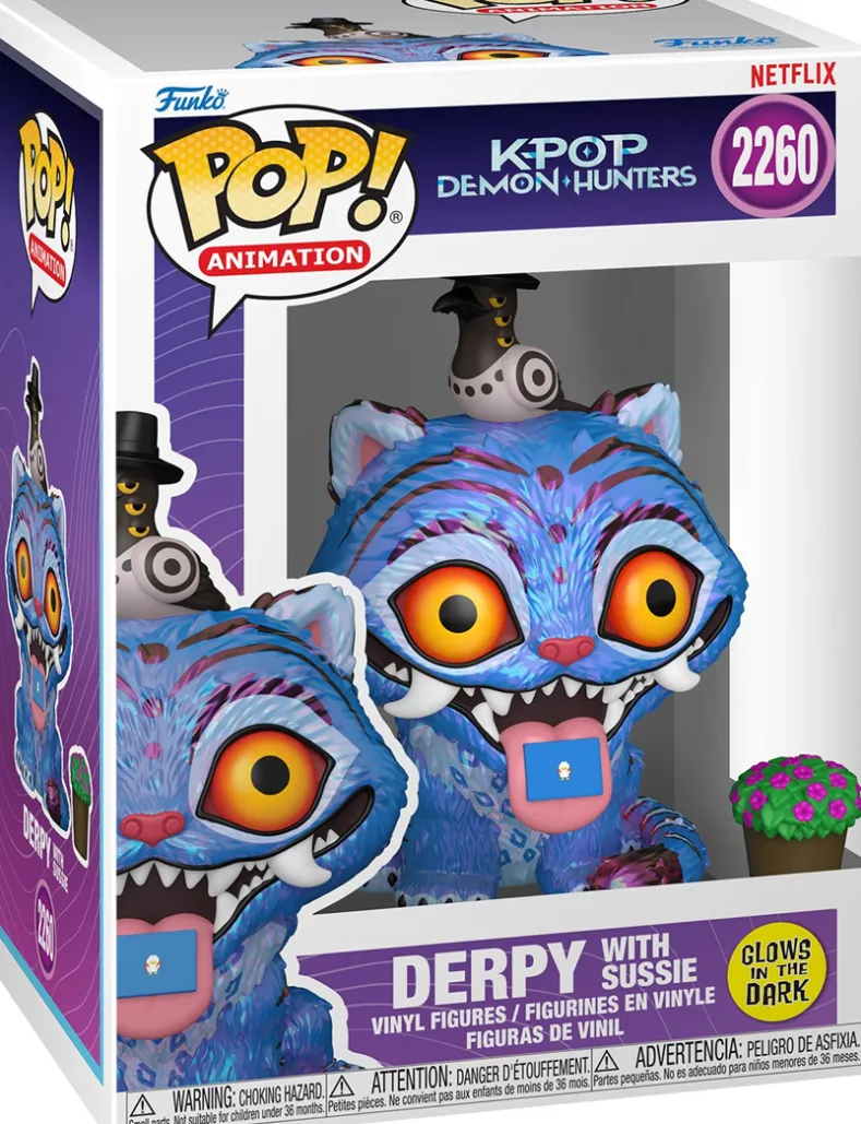 Funko Pop! - KPop Demon Hunters - Derpy Tiger with Sussie (GITD) #2260