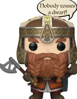Funko Pop! - Lord of the Rings - Meme Gimli "Nobody tosses a dwarf!" #2028