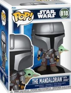 Funko Pop! - Mandalorian & Grogu - Mandalorian with Grogu #818