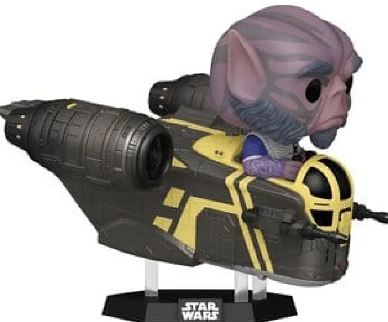 Funko Pop! Ride - Mandalorian & Grogu - Zeb Orrelios in the Razor Crest #838