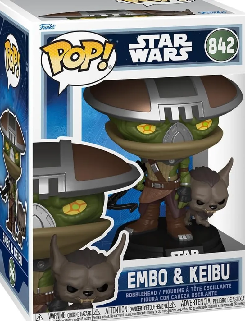 Funko Pop! - Star Wars - Mandalorian & Grogu - Embo & Keibu #842