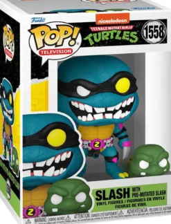 Funko Pop! - Teenage Mutant Ninja Turtles Slash & Pre-mutated Slash #1558