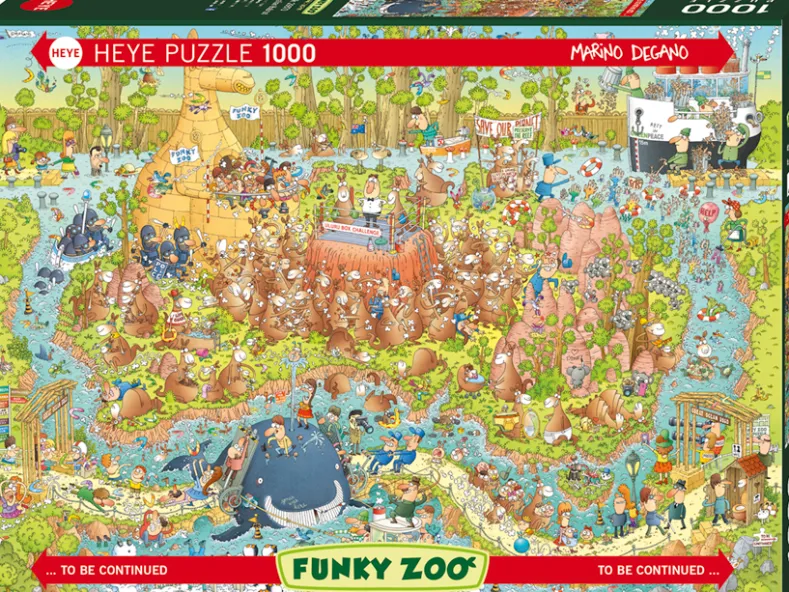 Funky Zoo - Australian Habitat Puzzel (1000 stukjes)