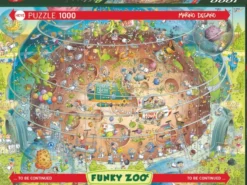 Funky Zoo - Cosmic Habitat Puzzel (1000 stukjes)