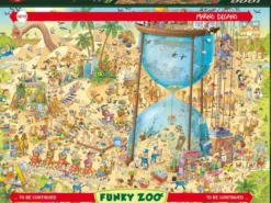Funky Zoo - Desert Habitat Puzzel (1000 stukjes)