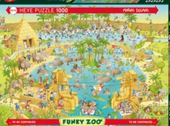 Funky Zoo - Nile Habitat Puzzel (1000 stukjes)