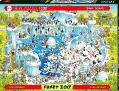 Funky Zoo - Polar Habitat Puzzel (1000 stukjes)