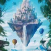 Future Cities - Sky Isle Puzzel (1000 stukjes)
