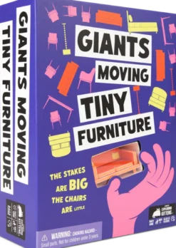 Giants Moving Tiny Furniture - Party Game