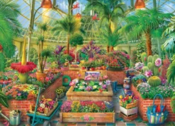 Glazen Tuin Serre Puzzel (1000 stukjes)