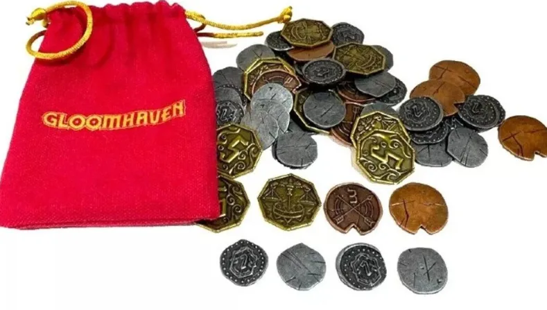 Gloomhaven 2nd Edition - Metal Coin Upgrade