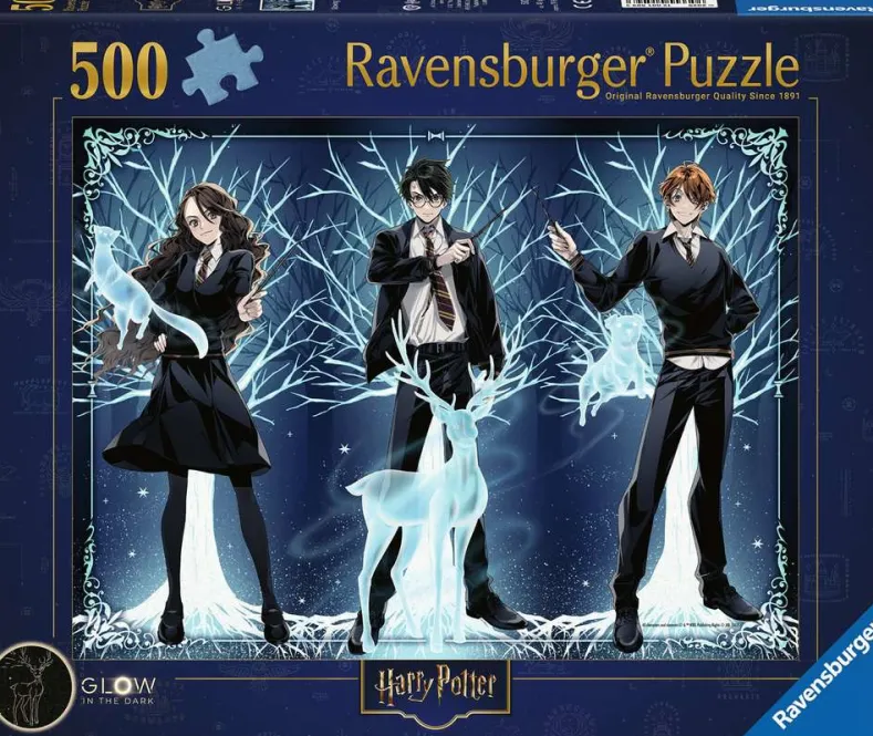 Glow in the Dark Harry Potter Puzzel (500 stukjes)