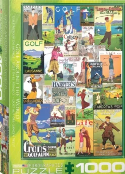 Golf Around the World Puzzel (1000 stukjes)