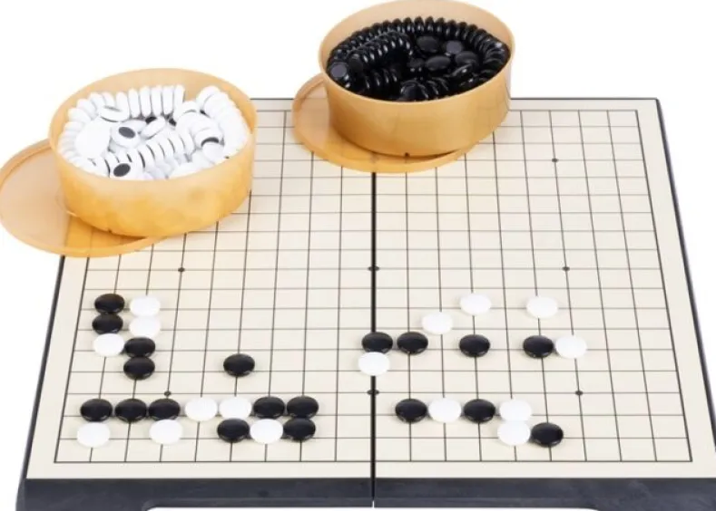 Go-Spel Reis Editie - Magnetisch Opklapbaar Bord (28x28cm)