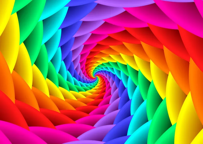 Gradient Rainbow Swirl Puzzel (1000 stukjes)