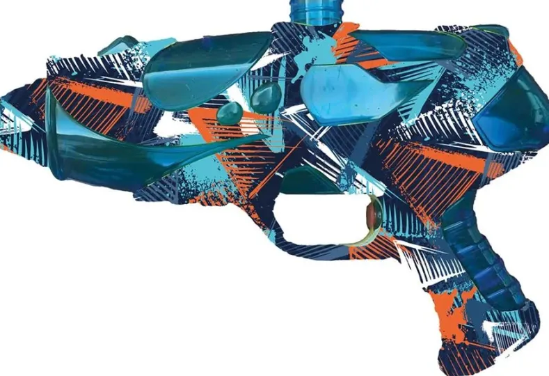 Graffiti Style Waterpistool 20cm