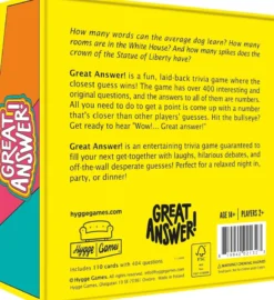 Great Answer - Card game