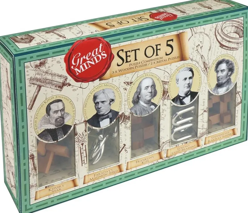 Great Minds - Set of 5 Puzzel