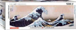 Great Wave of Kanagawa Panorama Puzzel (1000 stukjes)
