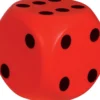 Grote Dobbelsteen 15 cm (Rood)