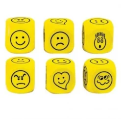 Grote Emoticon Dobbelsteen (4 cm)