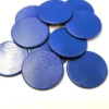 Grote Spel Fiches 38mm Blauw (10 stuks)