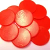 Grote Spel Fiches 38mm Rood (10 stuks)