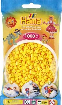 Hama - Strijkkralen Geel (1000 stuks)